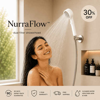 NurraFlow™ Dual Filter Showerhead