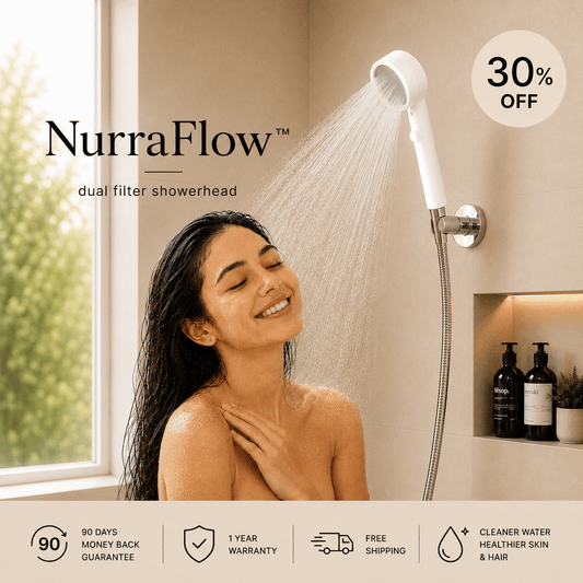 NurraFlow™ Dual Filter Showerhead